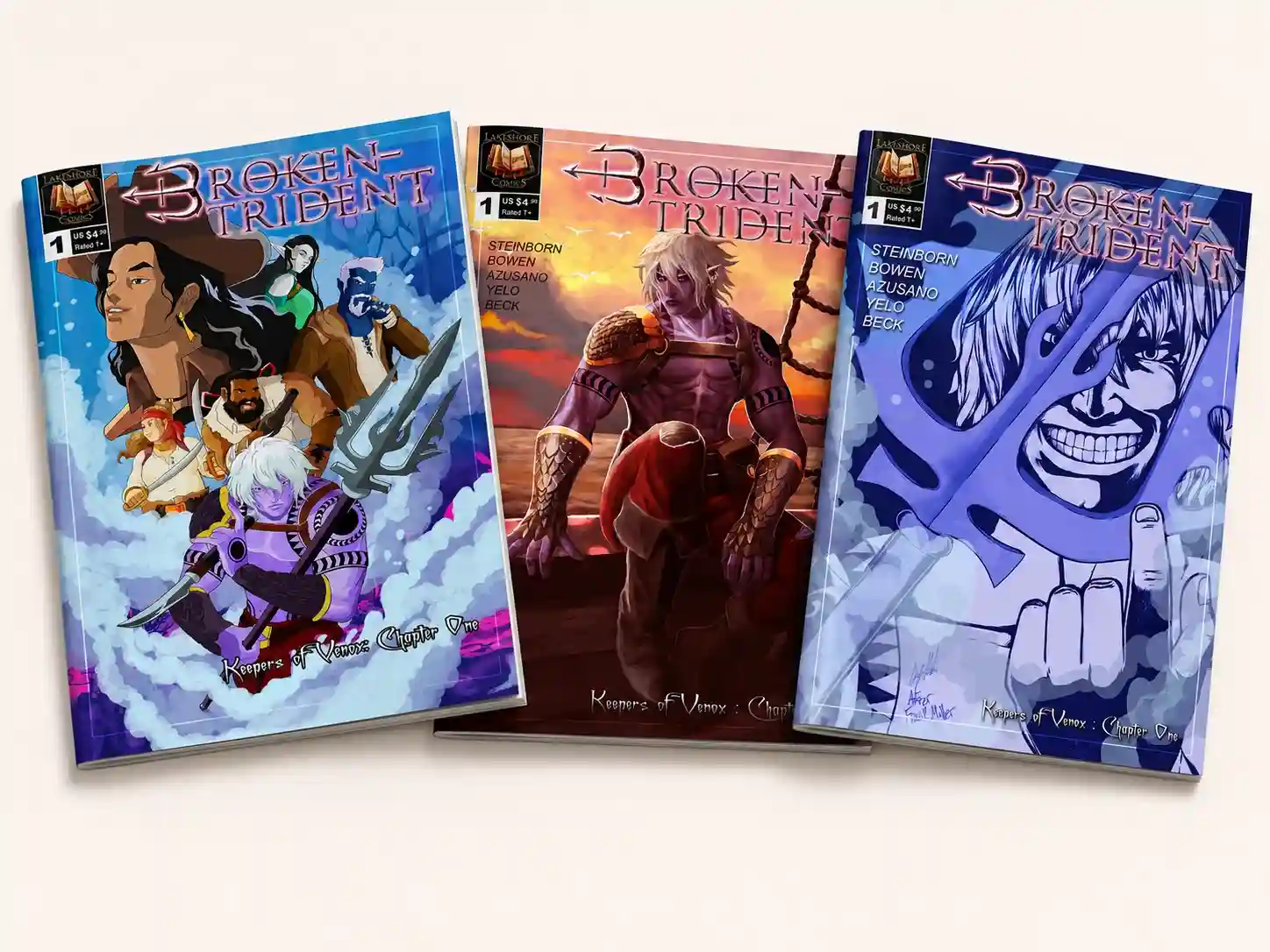 Broken Trident #1 Cover A, B or C