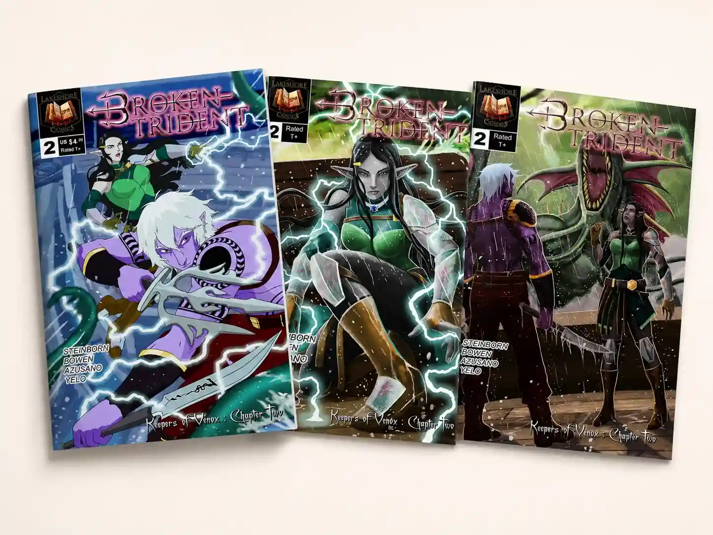 Broken Trident #2 Covers A, B, or C