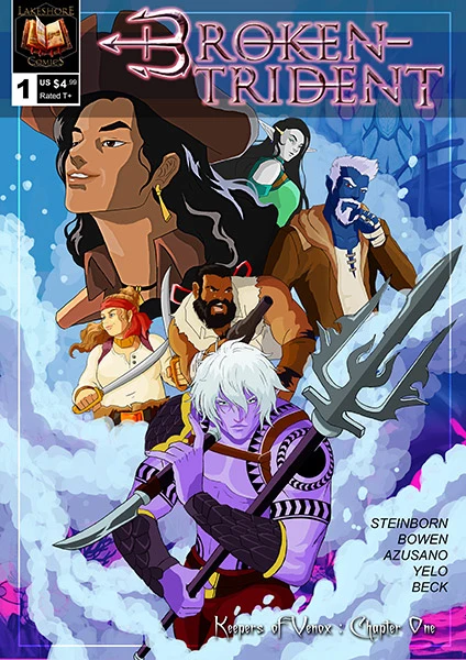Broken Trident comic cover