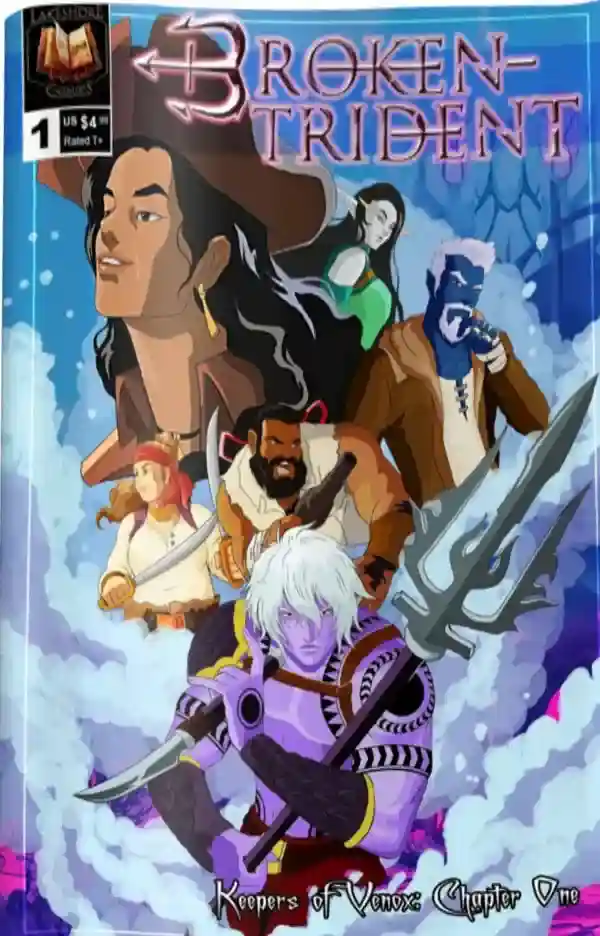 Broken Trident issue 1 main cover